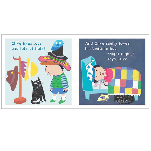 Clive and his Hats Board Book
