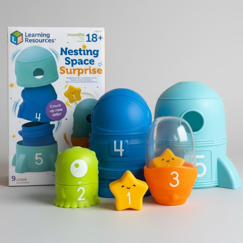 Learning Resources Nesting Space Surprise