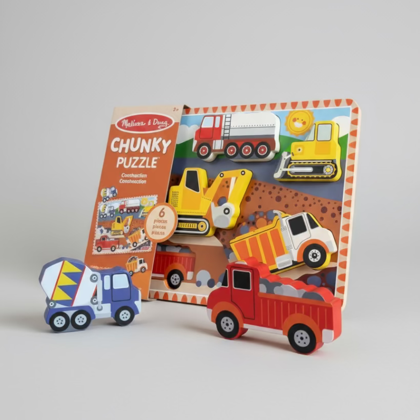 Melissa & Doug Chunky Puzzle Construction